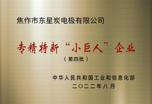 國家級(jí)專精特新小巨人企業(yè)